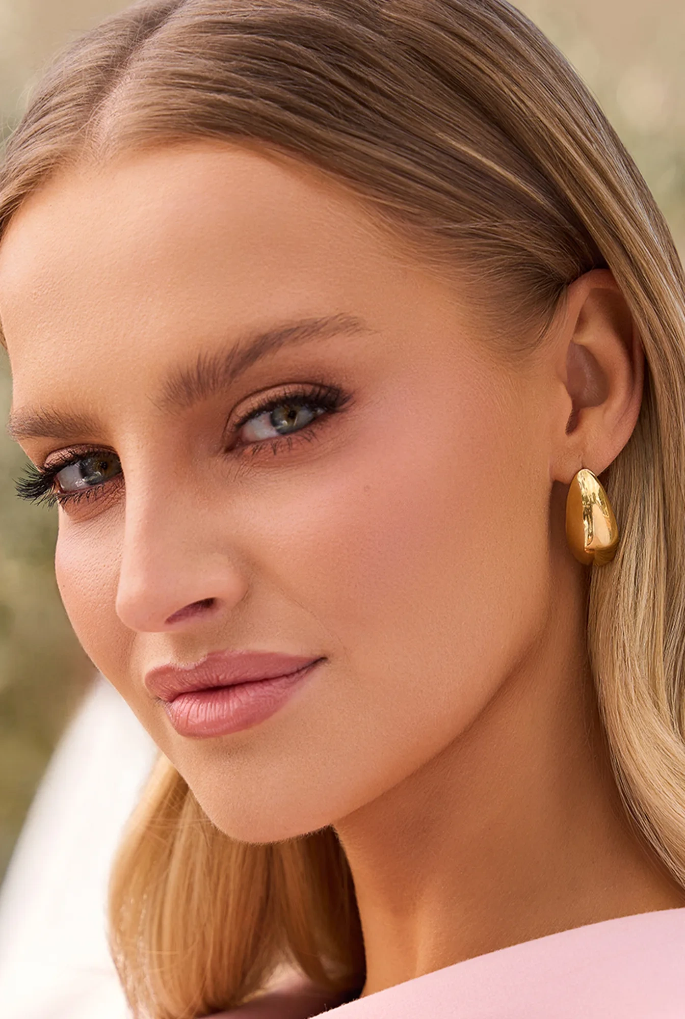 Tical - Orecchini in acciaio placcato oro