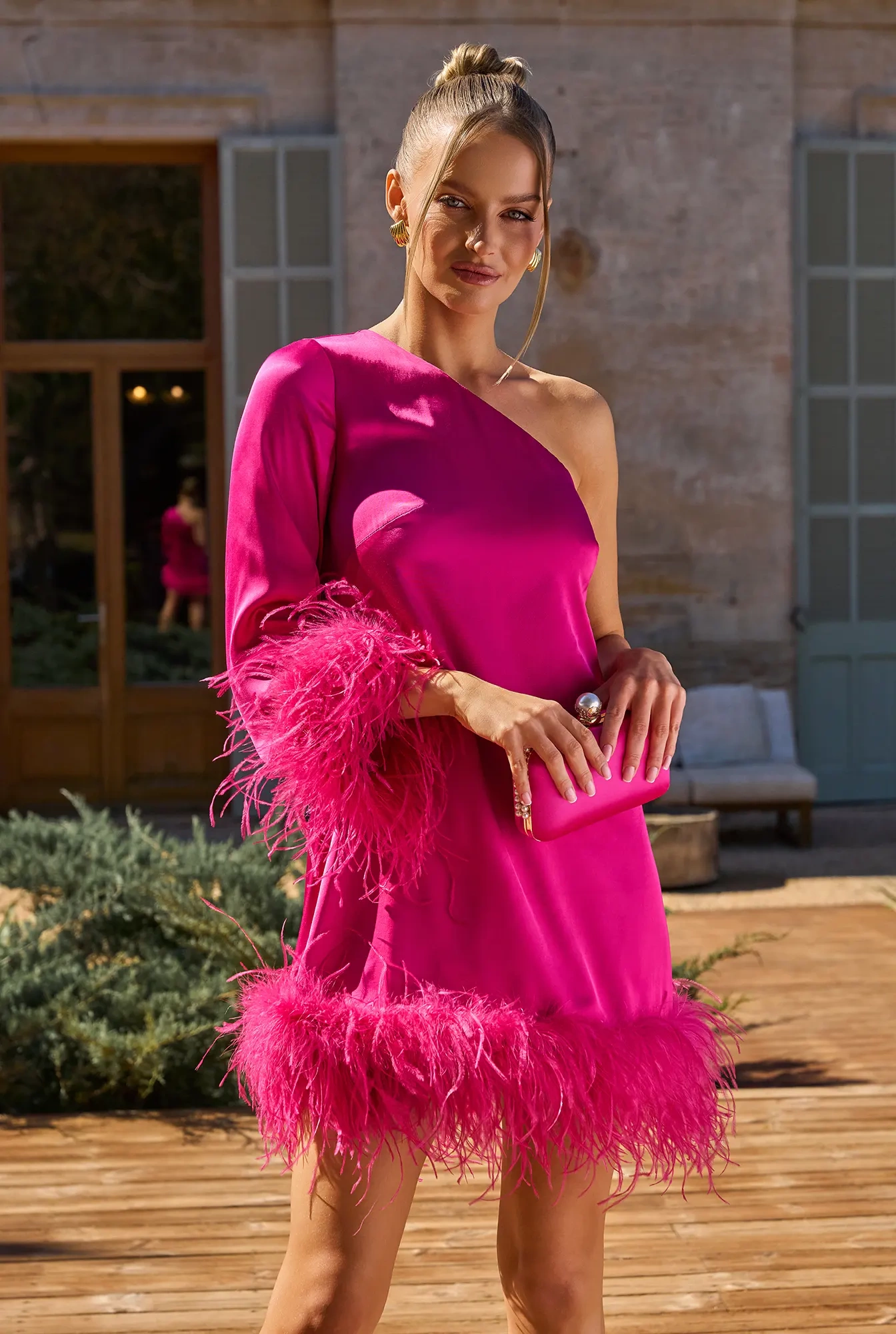 Pamela - mini abito asimmetrico