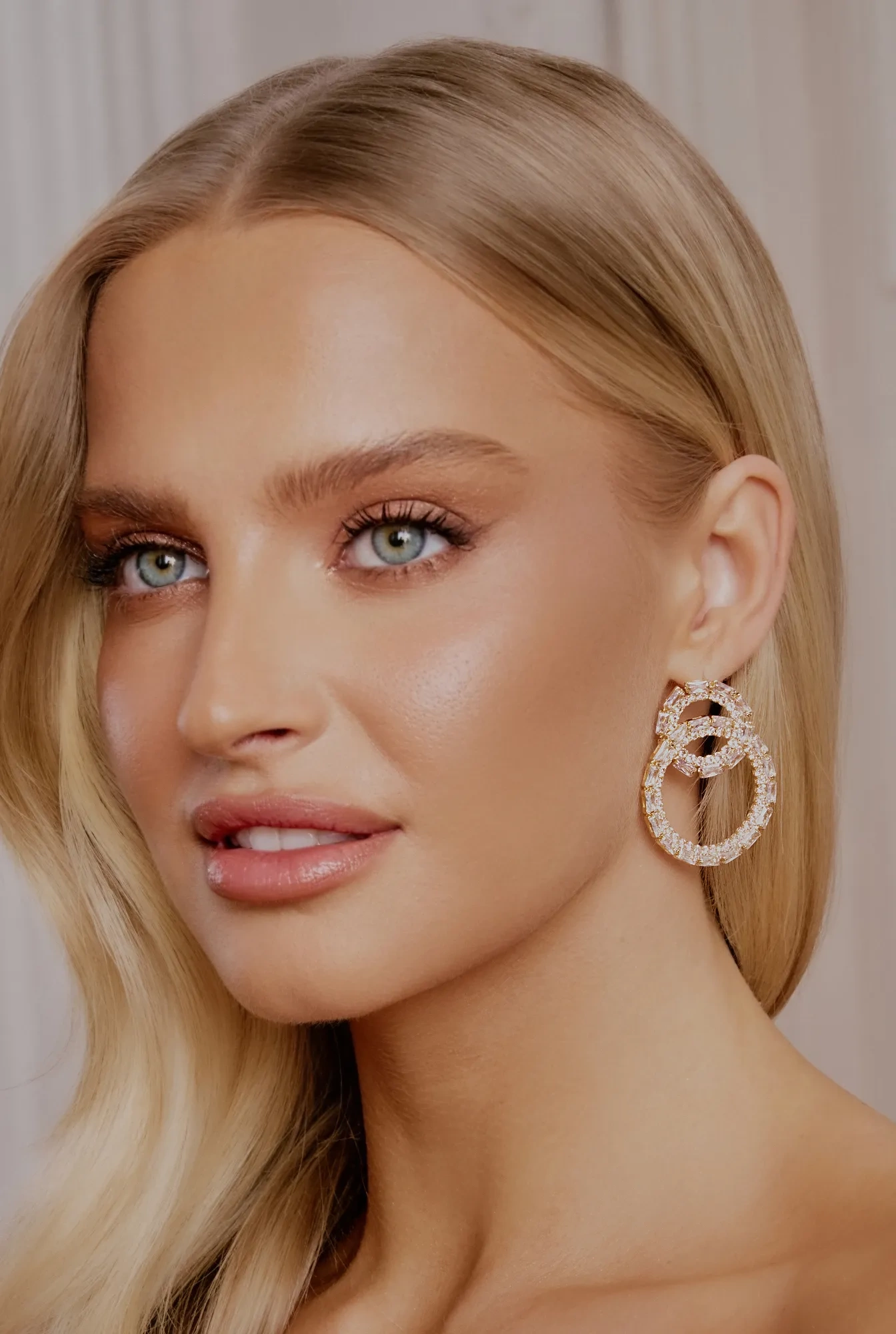 Doly - Orecchini placcati oro con zirconi