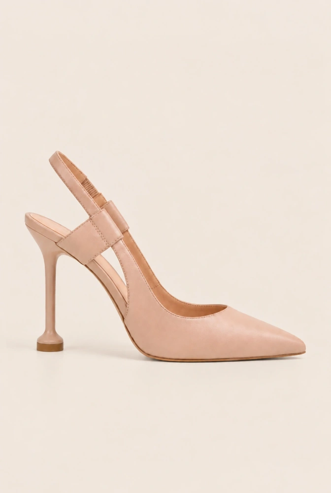 Rucci – décolleté color nude con tacco a spillo sottile