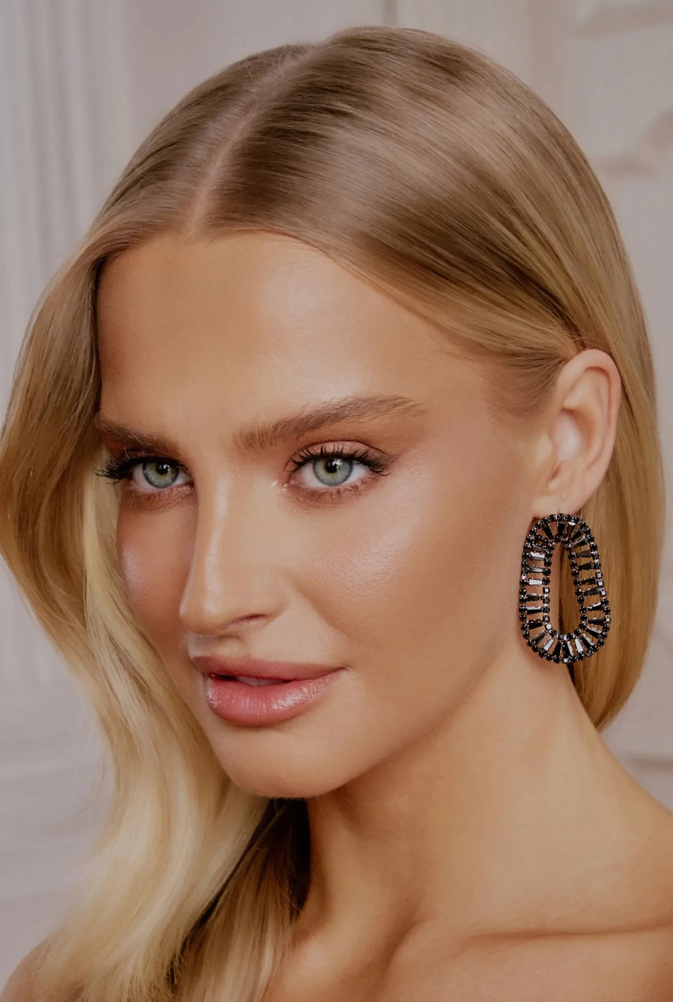 Zome - Orecchini neri con zirconi