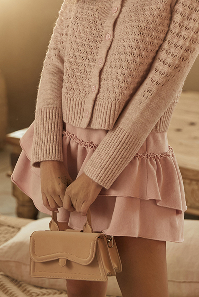 Mira - Gonna della tuta con ruches